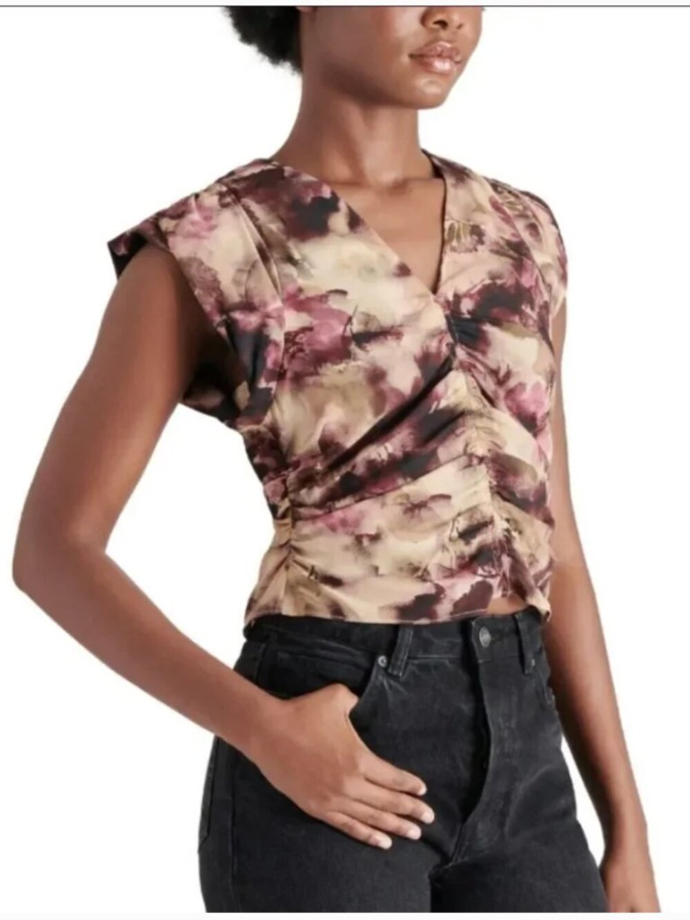 Steve Madden HONEY TOP AUTUMN MAUVE Size Small NWOT